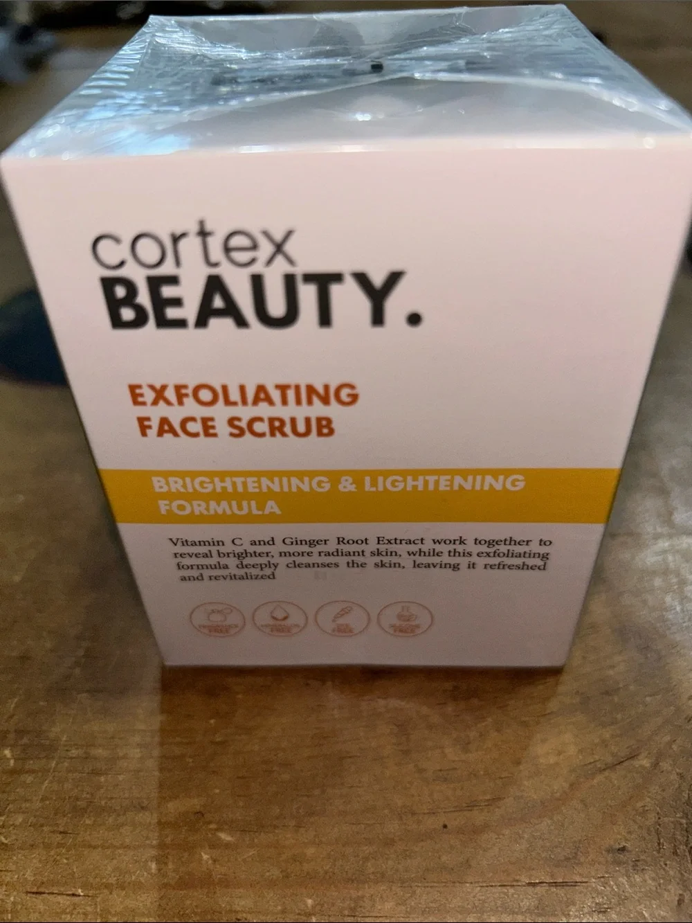 Cortex Beauty Exfoliating Face Scrub Brightening & Lightening Formula 10 oz NIB